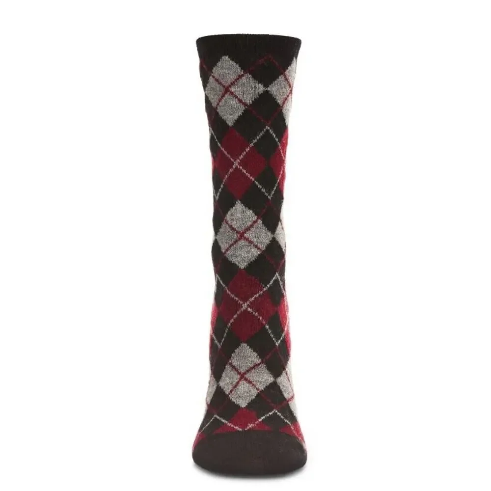 MeMoi Women's Chevron Trio Cashmere Blend Crew Socks Fits Shoe Size 4-10‎